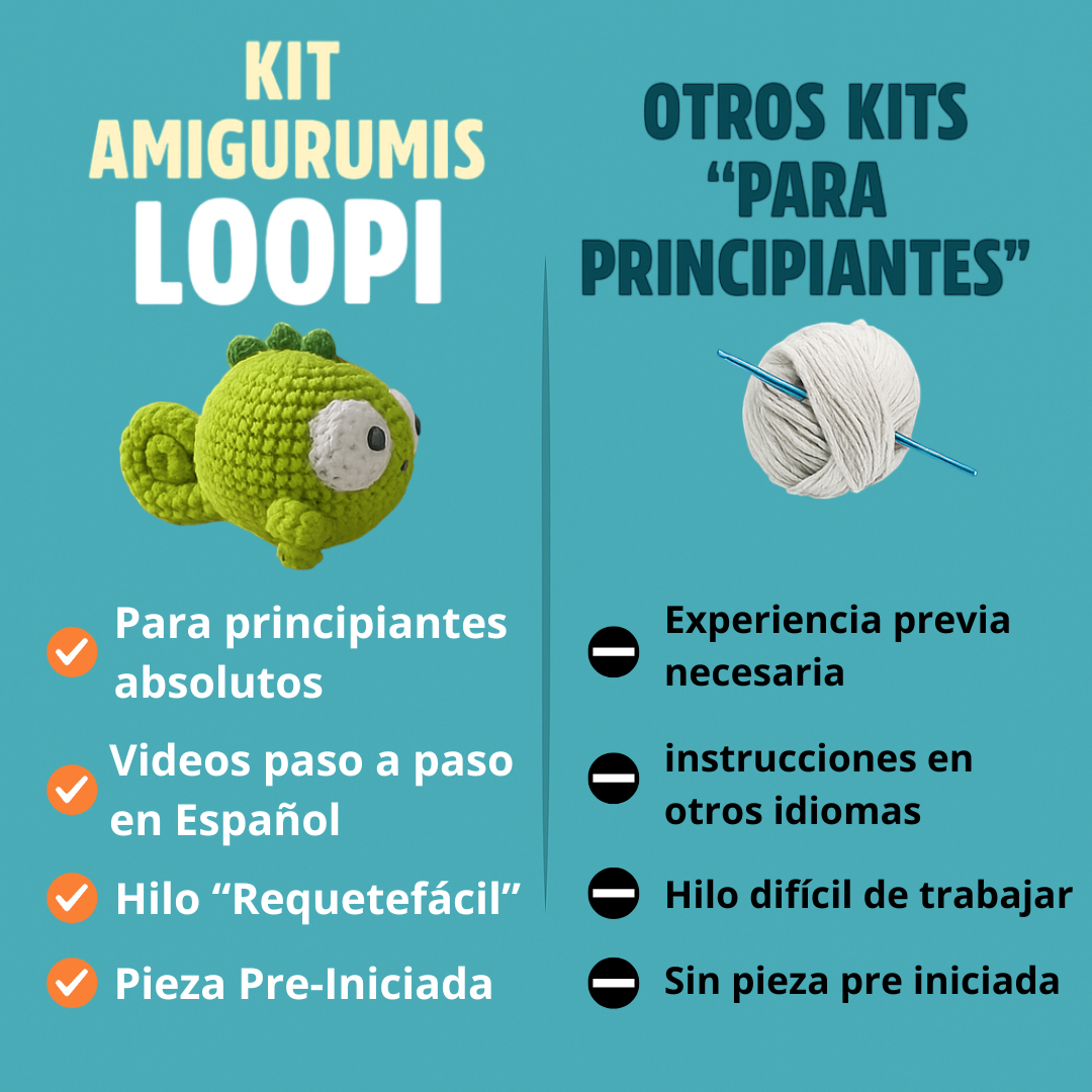 Kit de Croché "Tirri" el Dinosaurio