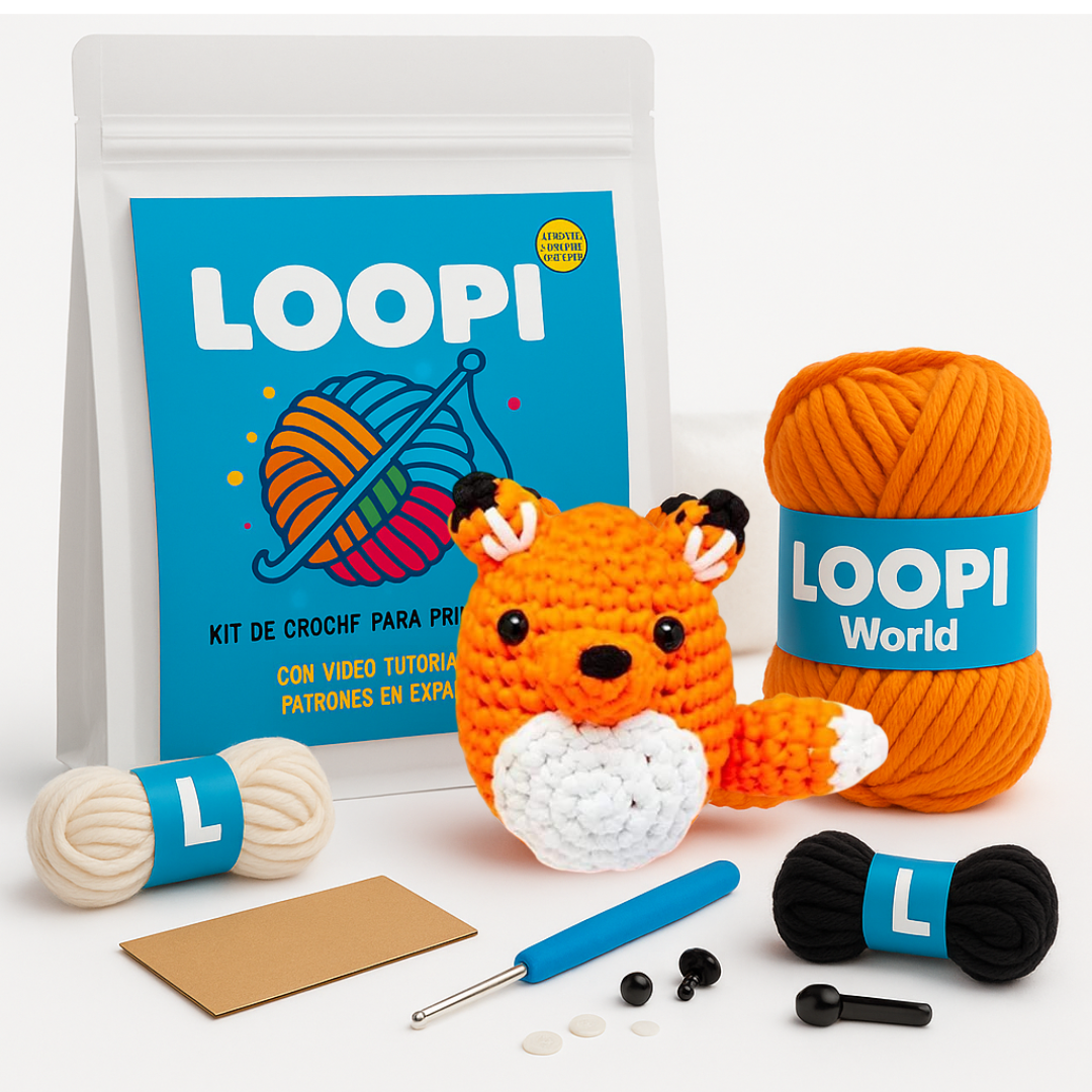 Kit de croché "Foxi" el Zorrito