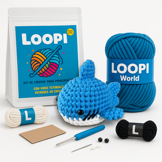 Kit de croché "Tipi" el Tiburón