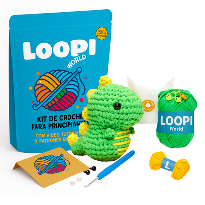 Kit de Croché "Tirri" el Dinosaurio