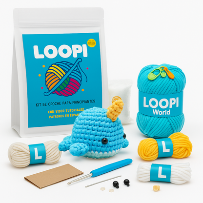 Kit de croché "Navi" el Narval