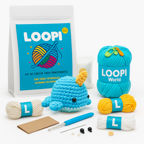 Kit de croché "Navi" el Narval