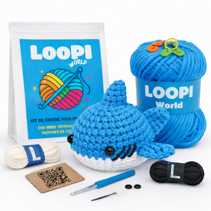 Kit de croché "Tipi" el Tiburón