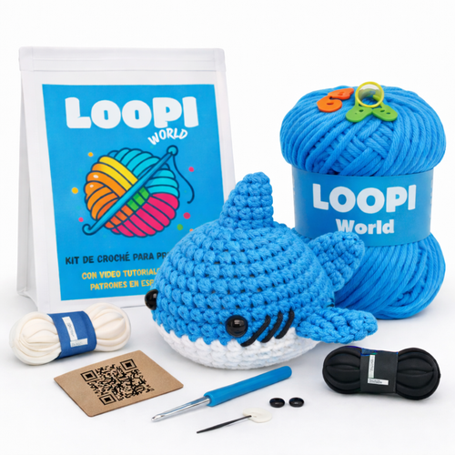 Kit de croché "Tipi" el Tiburón
